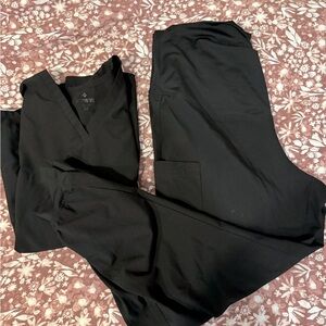Maternity med couture scrubs black